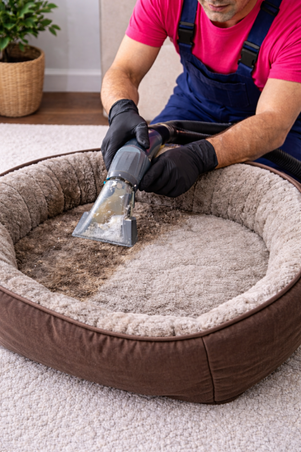 Limpieza Cama Para Mascota